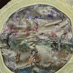 Asian Round Pillow Covers, New