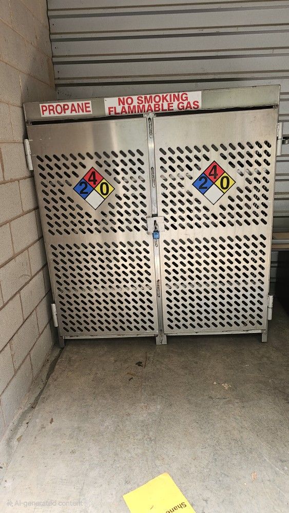 Cage For 16 Aluminum Propane Tanks