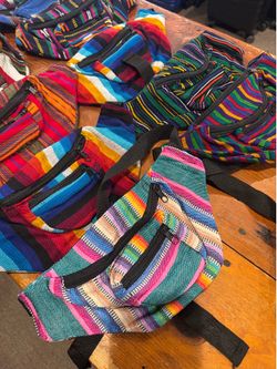 Guatemalan Cotton fanny pack handwoven small size