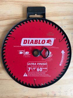 Diablo 7-1/4” 60 Tooth Saw Blade Brand New