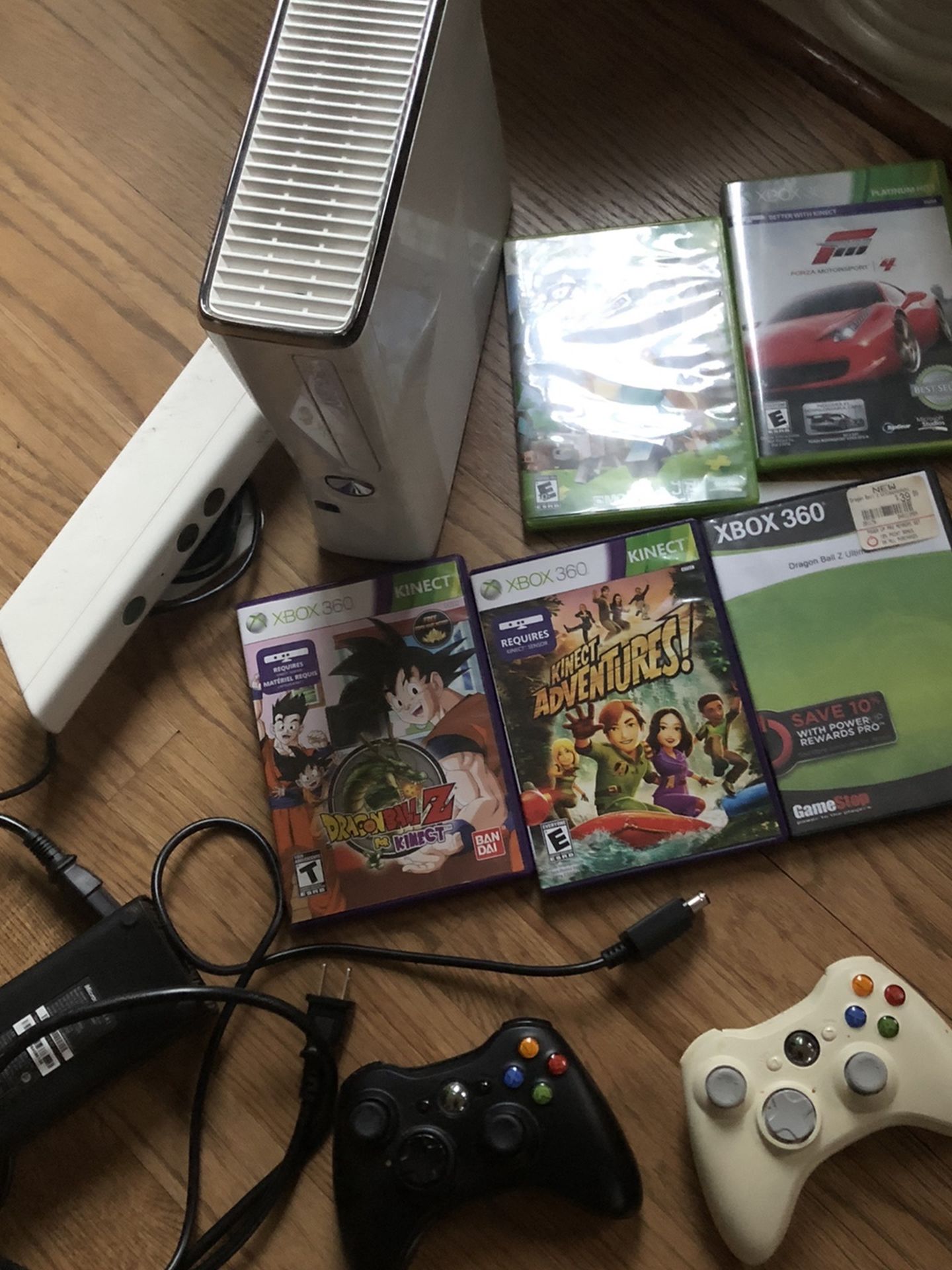 Xbox 360 + Kinect + Games + Controllers (Lightly used)