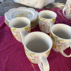 Platos Y Tazas Limoncello 