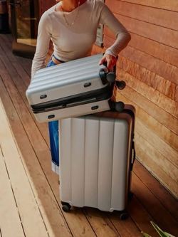 2pc Luggage Set (GREY OR GREEN $75 EACH)