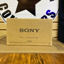Sony FX3 Cinema Camera 