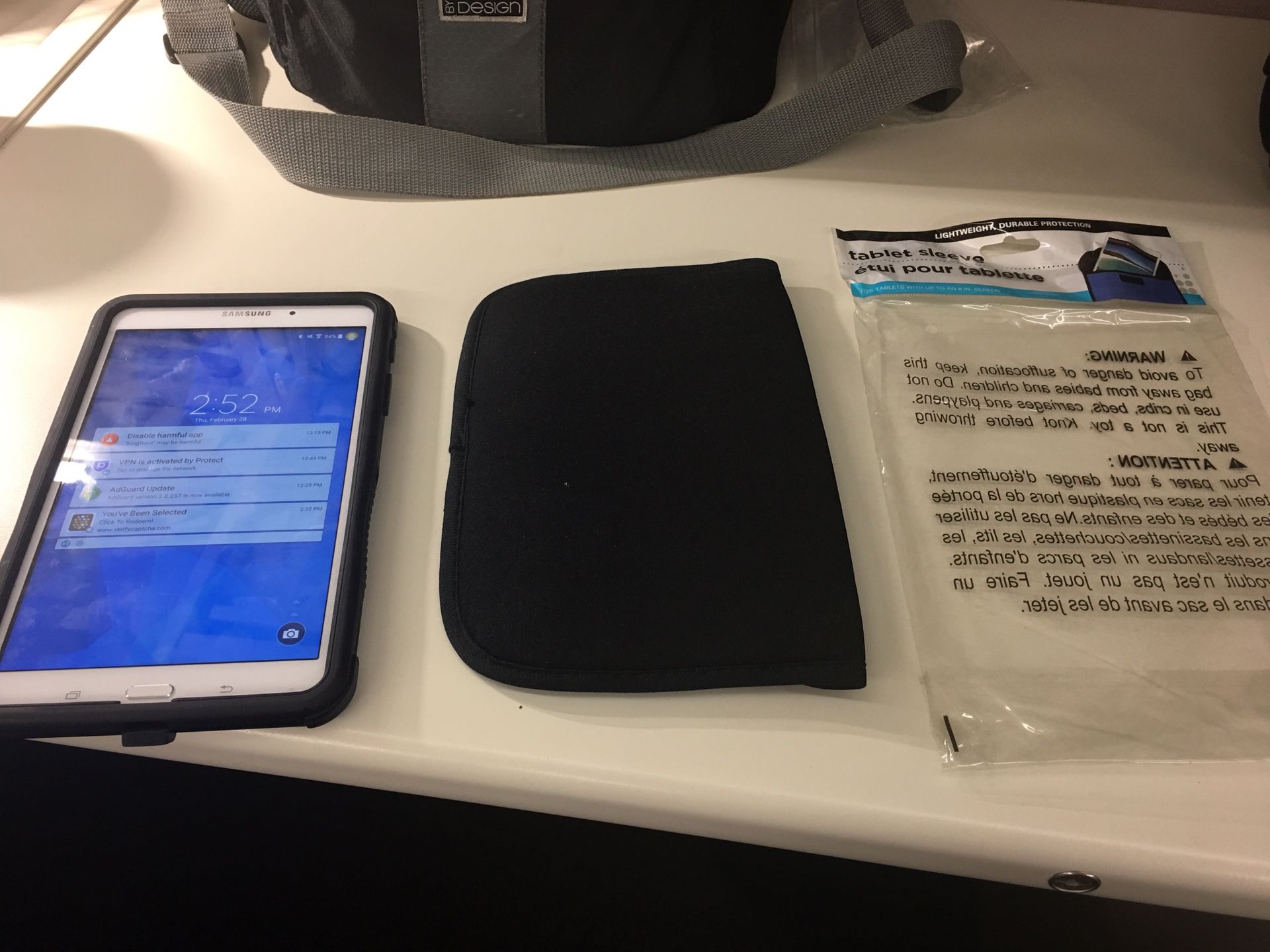 Tablet Sleeve Lightweight, Durable protection