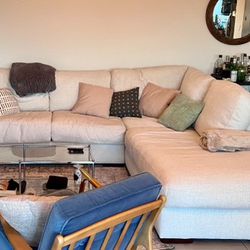 Down-Filled Large Sectional. Needs Partial Repair