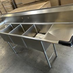 3 compartment sink NSF stainless steel compartment sink for restaurants