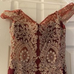 Burgundy Prom Dress