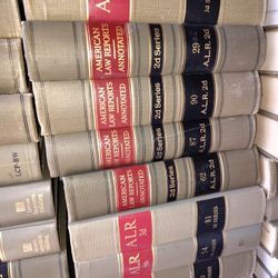 150 ALR Book Collection Mint Lawyer Books American Law Review