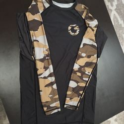 Gold JIU JITSU  Spandex 