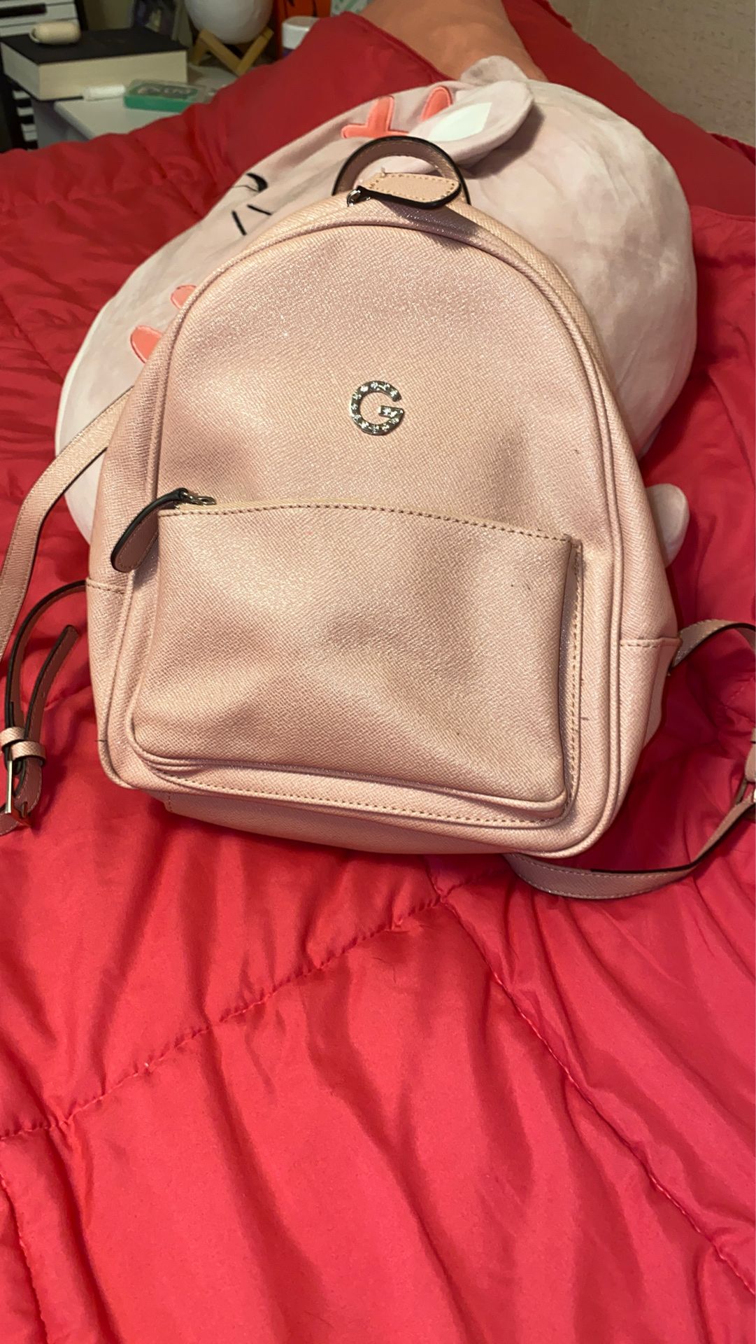 GUESS pink mini backpack