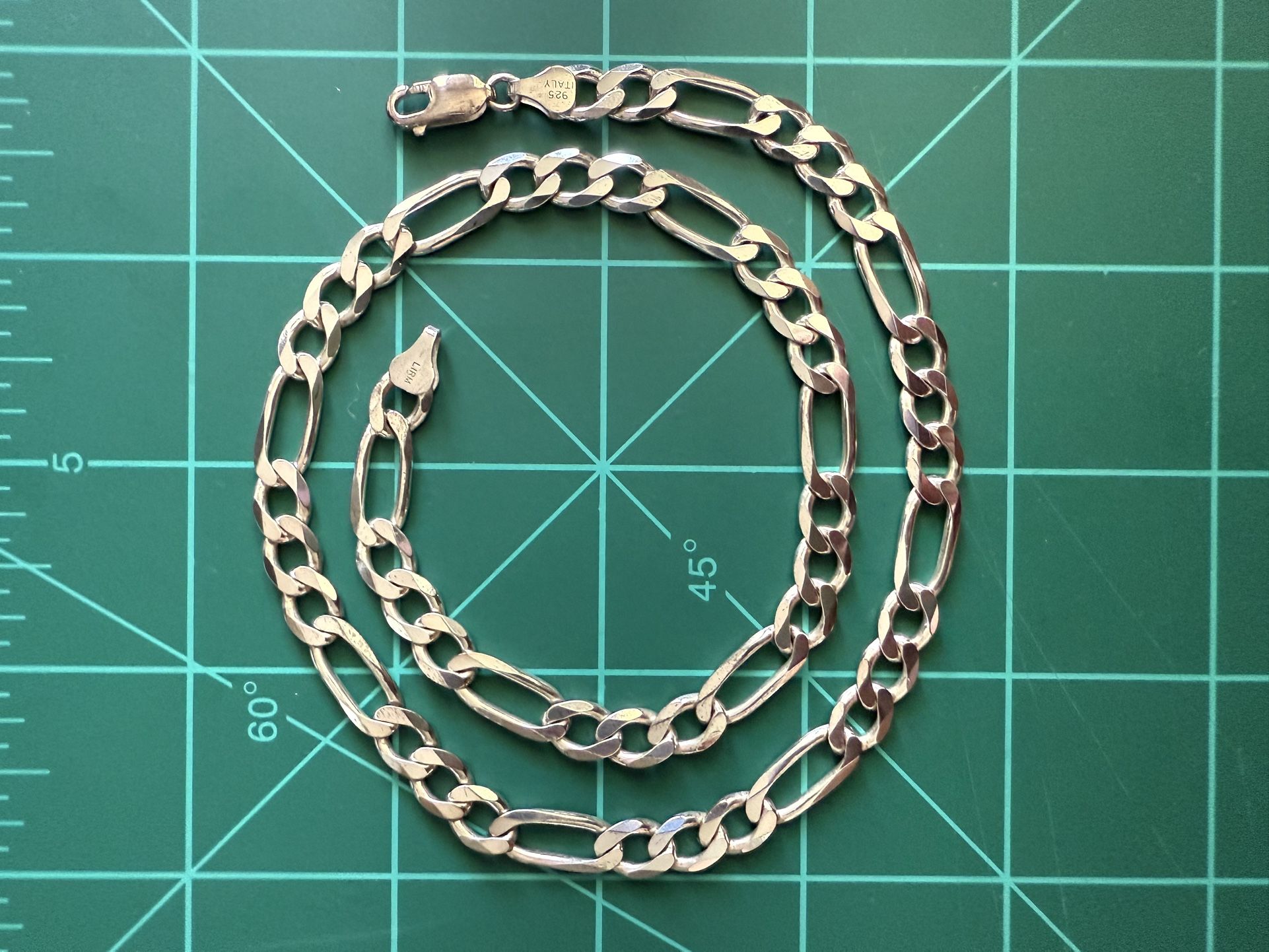 18 Inch Sterling Silver 9.25 Italian Chain. 