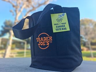 Brand new trader joes black mini tote bag
