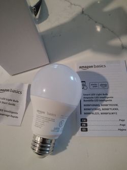 Amazon Basics Smart LED Light Bulb