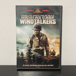 Windtalkers DVD Nicolas Cage John Woo WW2 War Navajo Christian Slater 2002