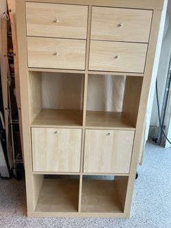 IKEA Kallax Shelf Unit with Inserts