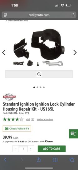 Standard Ignition Ignition Lock Cylinder Housing Repair Kit - US165L