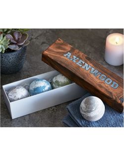Set Of 4 Bath Bombs For Men - Designed For Sensitive Skin
