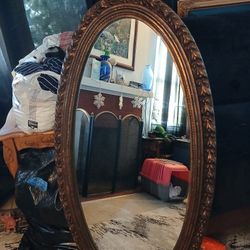 44X22 1/2 ANTIQUE MIRROR GREAT ORIGIONAL.CONDITION, HANGABLE.
