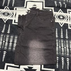 Black Wide Leg Jeans Men 