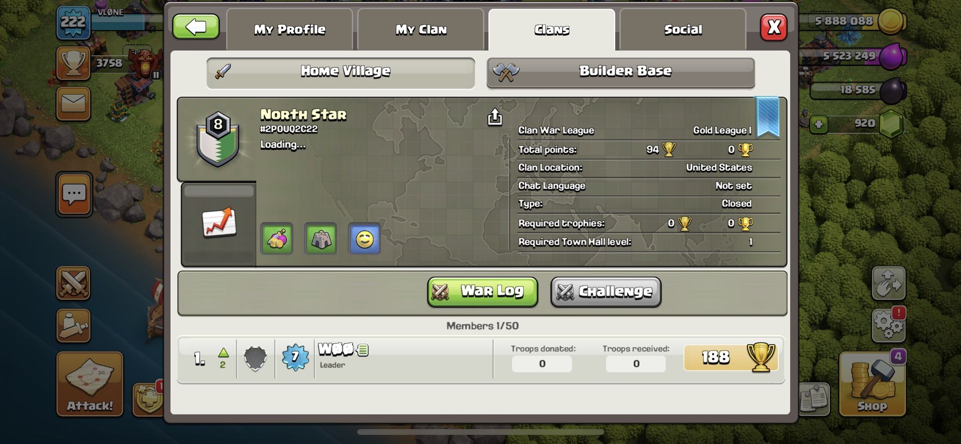 Clash Of Clans Clan