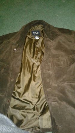 Gap leather jacket small woman's or mens