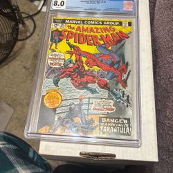 CGC 8.0.  Amazing Spider-Man. 134  First Appearance Of The Tarantula.