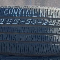 1x Used Tires Continental 255/50/20🛞