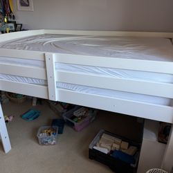 Low Loft Bed - Full Size