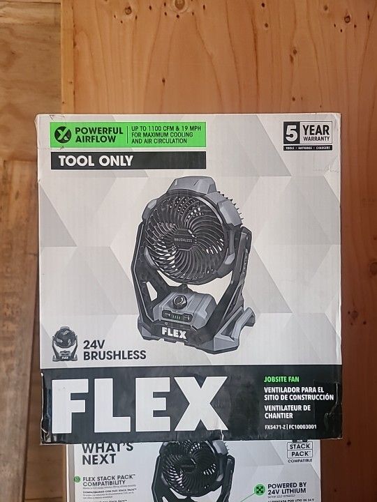 Flex Power Tools 24v Jobsite Fan Cordless (TOOL ONLY) NEW