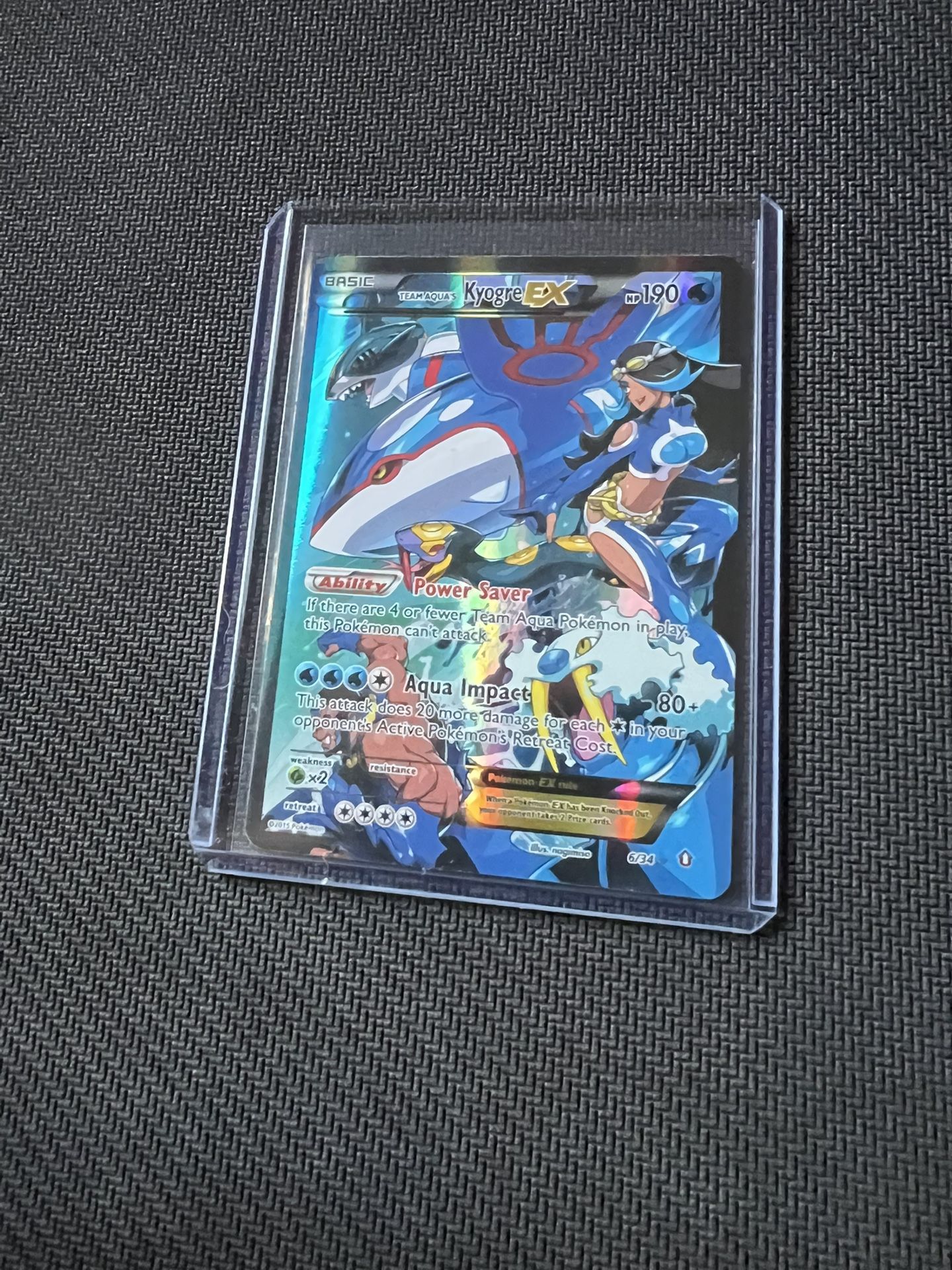 Pokemon Cards Double Crisis Team Aqua’s Kyogre