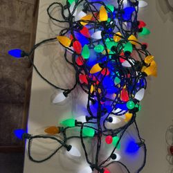 Smart 100 -Count 66-ft Multicolor LED Plug-In Christmas String Lights