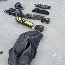 Catchers gear and glove