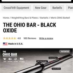 Rogue Barbell New In Box 