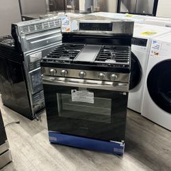 😍SAMSUNG STAINLESS STEEL GAS RANGE😍