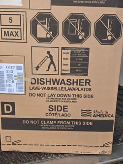 GE 24" Black Built-In Dishwasher New