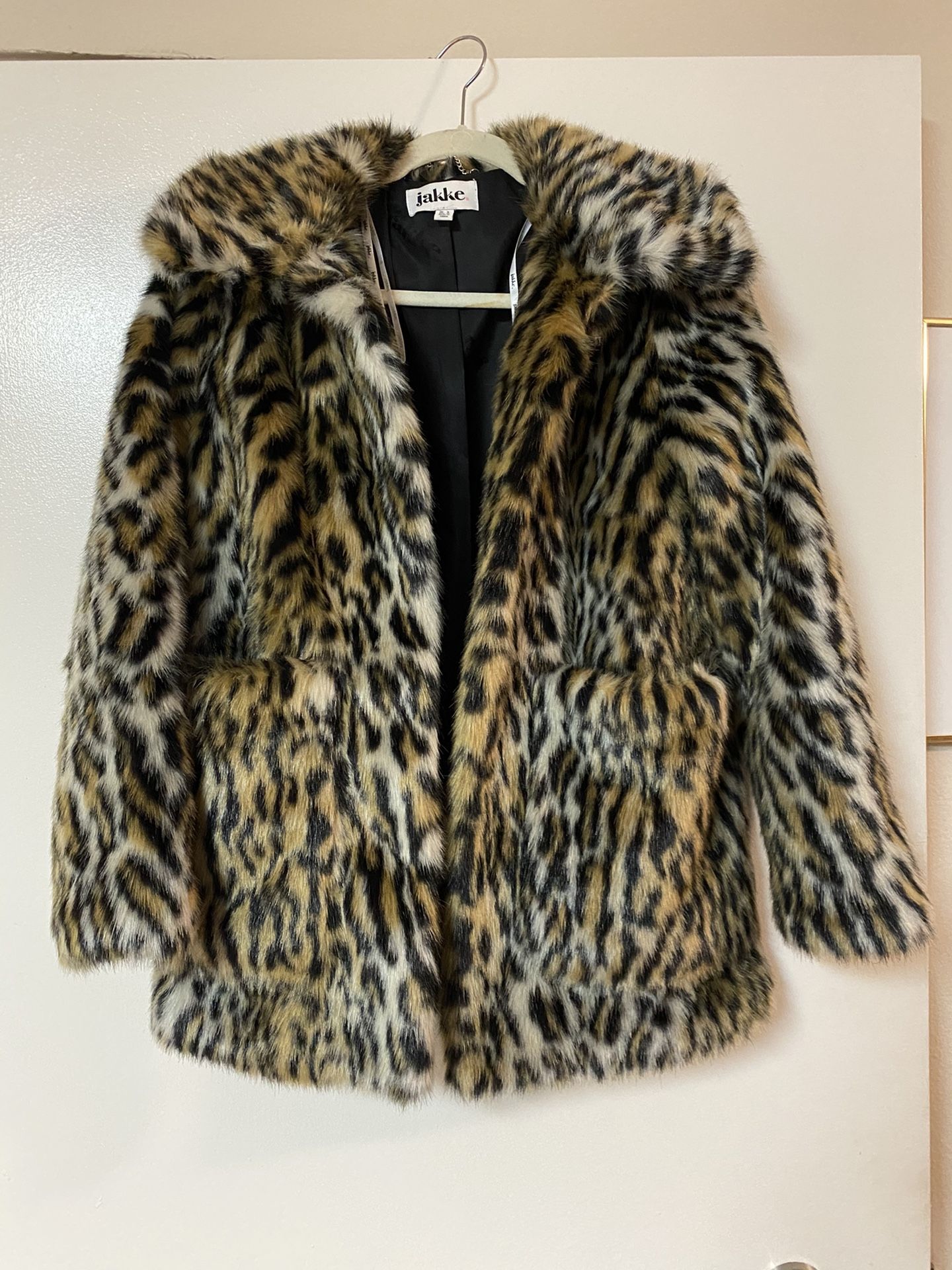 Leopard Faux Fur Coat