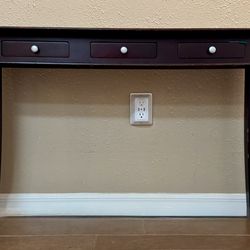 Dark Wood Entry Way Table ( Console Table/Sofa Table)