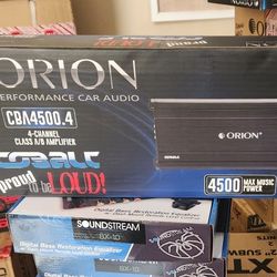 New!! Orion COBALT 4500w 4ch Amplifier 