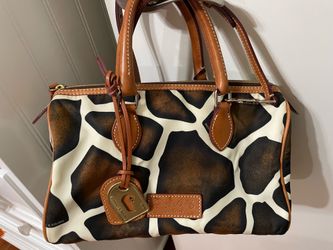 Vintage Dooney & Bourke Serengeti Giraffe satchel