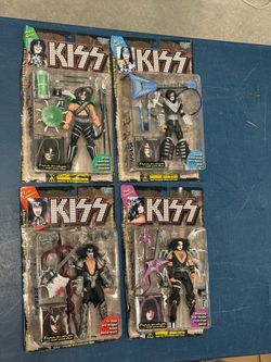 KISS Ultra-Action Figures Complete Set of 4
