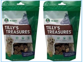 Dr. Marty Tilly's Treasures Beef Liver Dog Treat 4 oz (2 Pack)