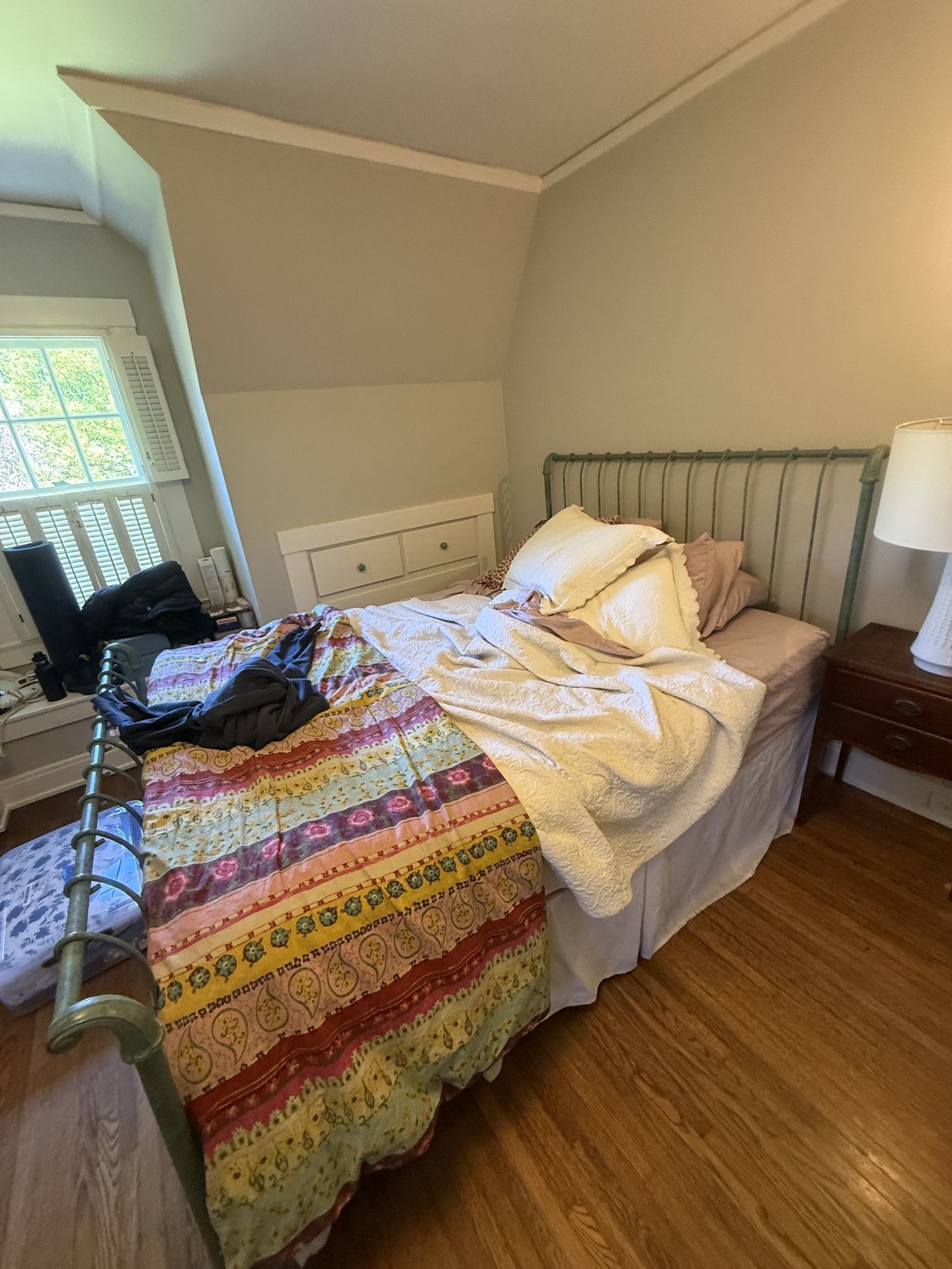 metal full bed frame