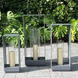 Brand New. Restoration Hardware (RH) Toulon Lantern Set - Multiple Sizes