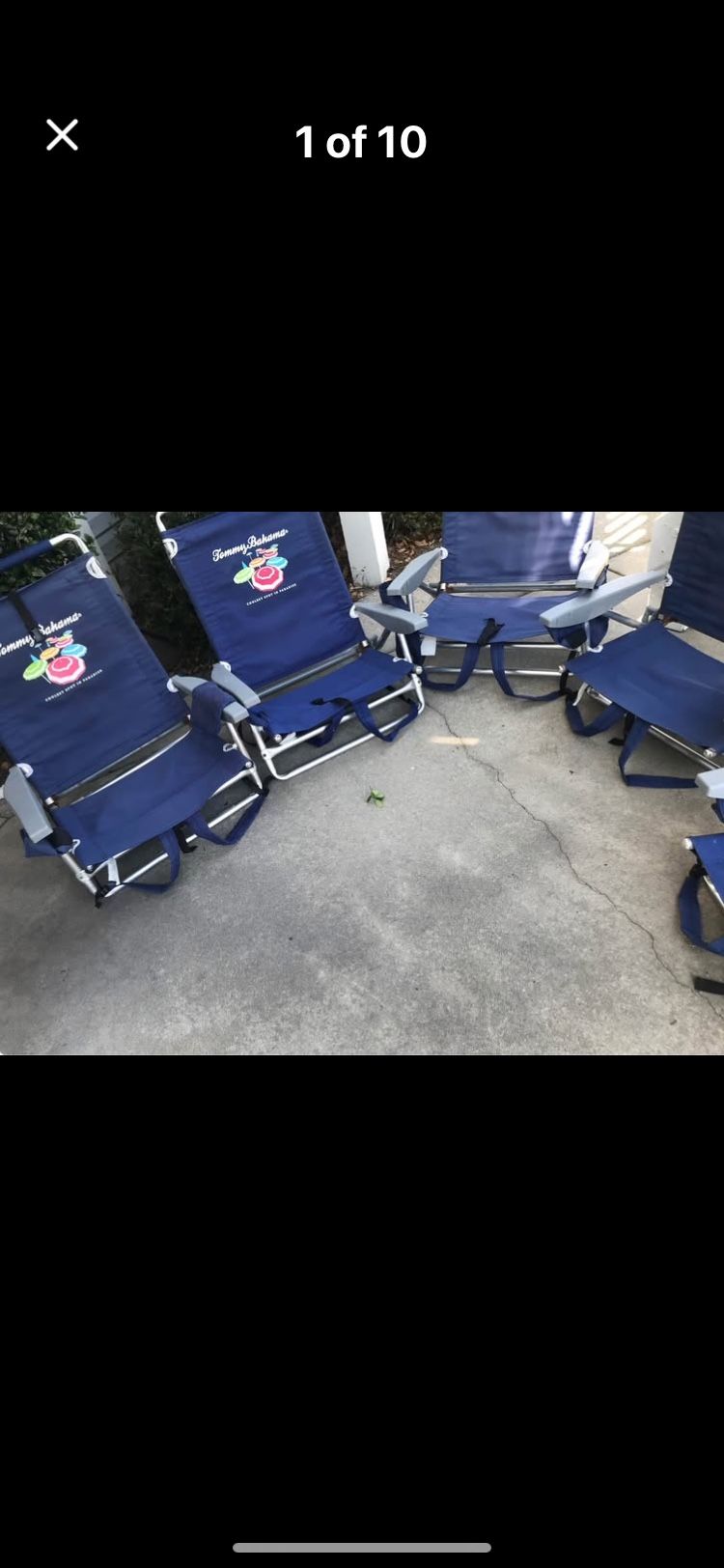 Tommy Bahama Beach Chair $20 Each With Rust