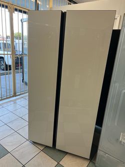 Samsung Bespoke Side-by-Side Refrigerator( delivery available )