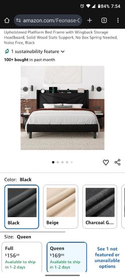 queen size platform bed frame