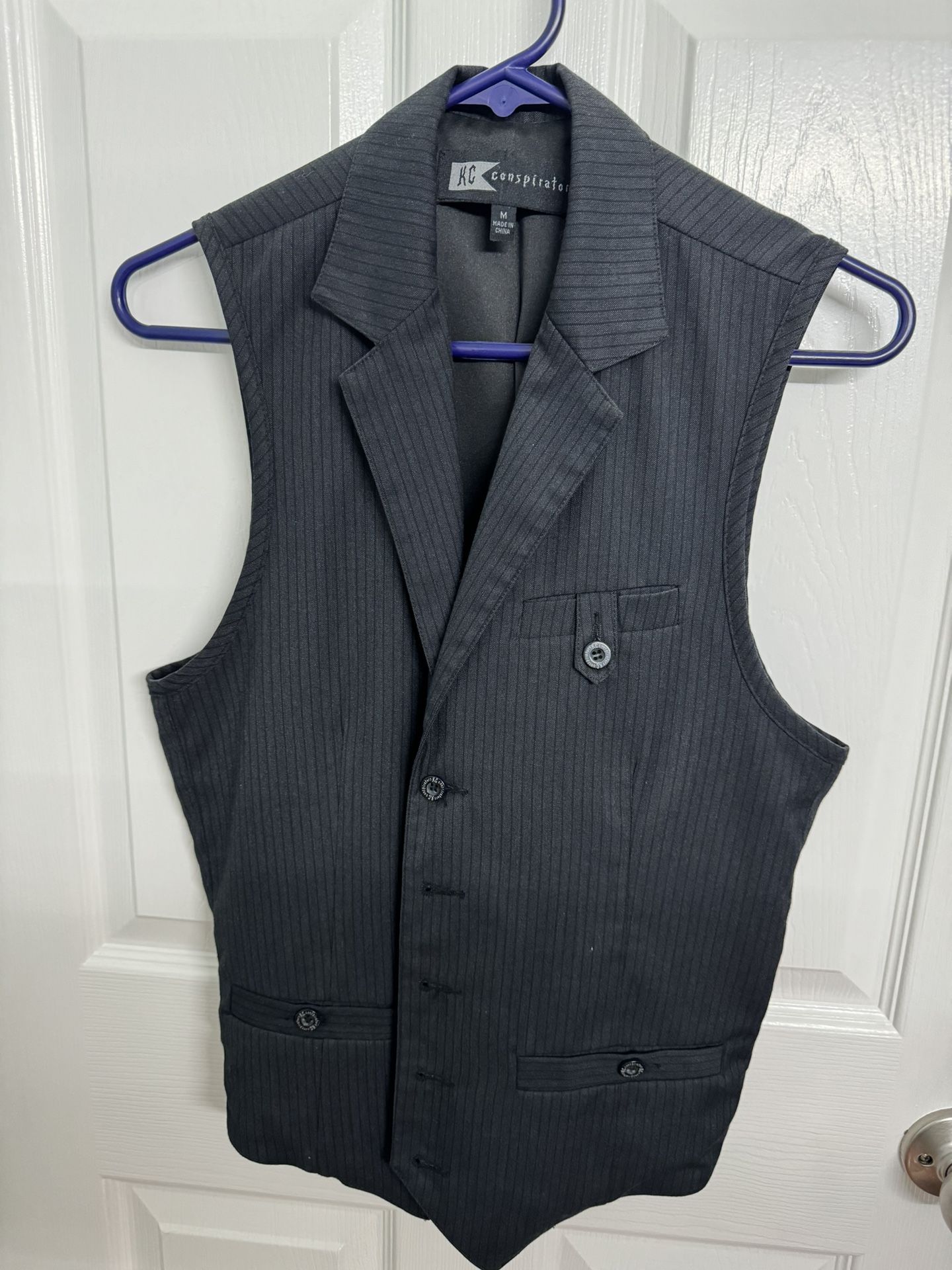 KC Conspirators Slimmy Pinstripe Vest (Men’s / Medium)
