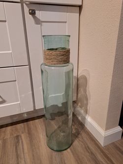 Floor Vase - Heavy Thick Glass