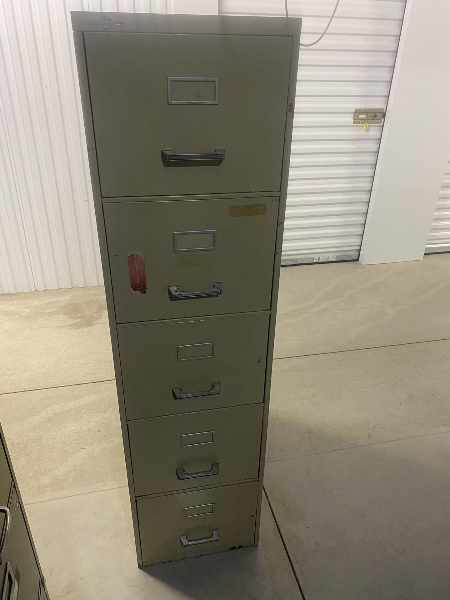 5 Drawer File Cabinet